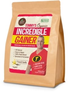 Tommy's Organic Incredible Gainer French Vanilla