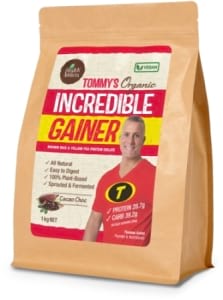 Tommy's Organic Incredible Gainer with Cacao