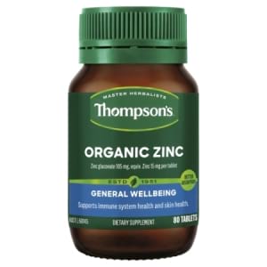 Thompsons Organic Zinc Tablets