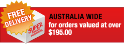 Free Delivery AUSTRALIA WIDE for orders valued at over $195