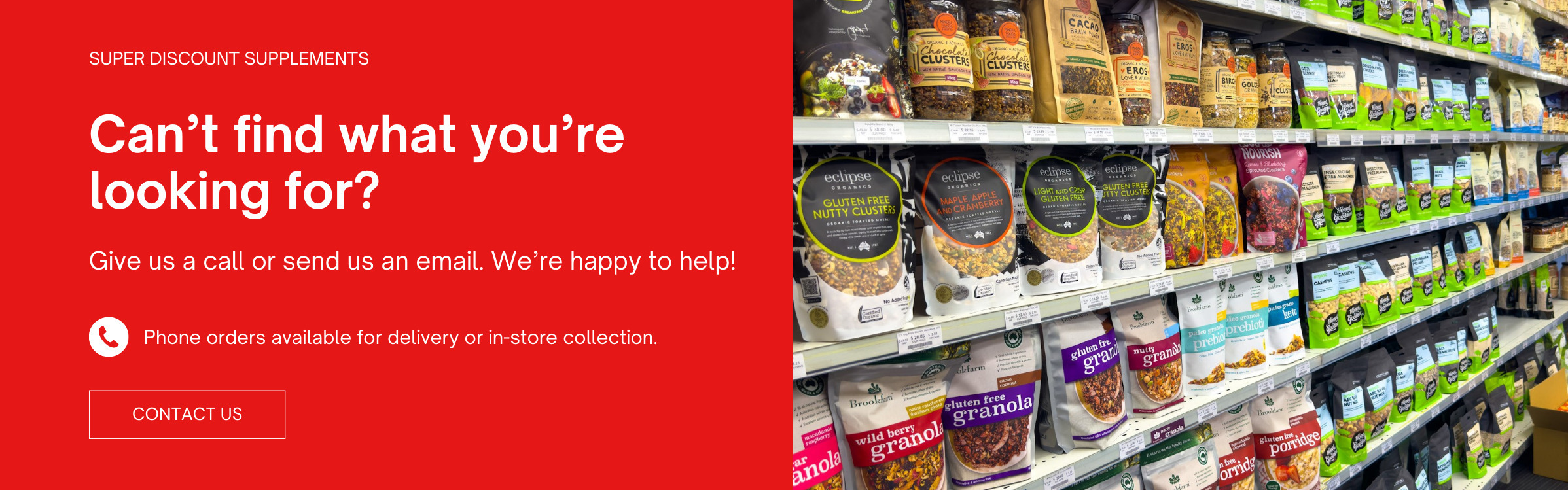Visit us in store too!