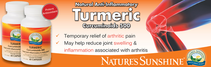 Natural Anti Inflammatory - Turmeric Curcuminoids 500