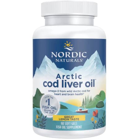 Nordic Naturals Arctic Cod Liver Oil Lemon 