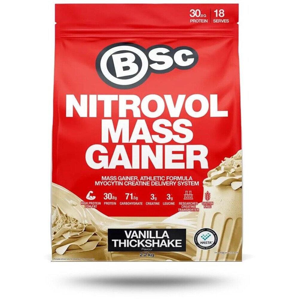 BSc Nitrovol Mass Gainer Protein