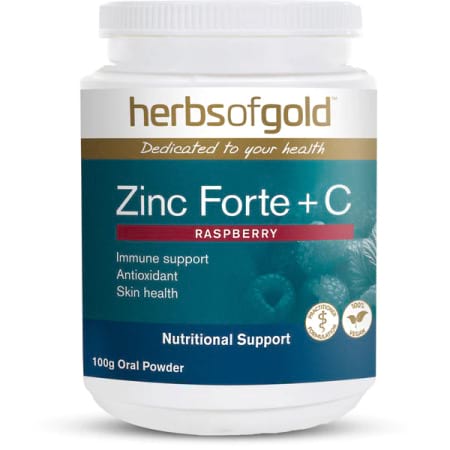 Herbs of Gold Zinc Forte + C 