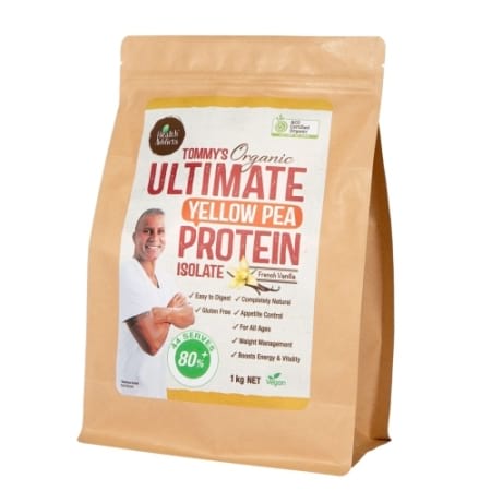Tommy`s Organic Yellow Pea Protein Isolate French Vanilla