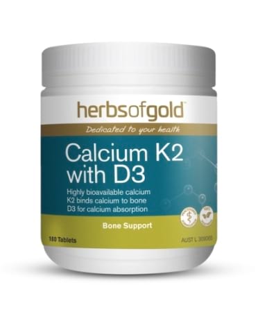 Herbs of Gold Calcium K2 with D3