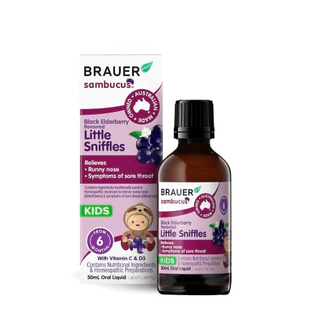 Brauer Sambucus Black Elderberry Little Sniffles Kids