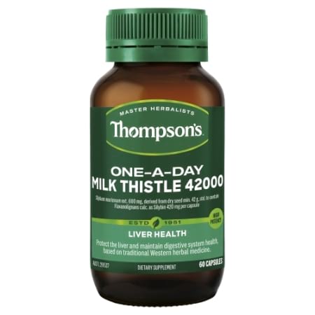 Thompsons One A Day Milk Thistle 42000mg Capsules