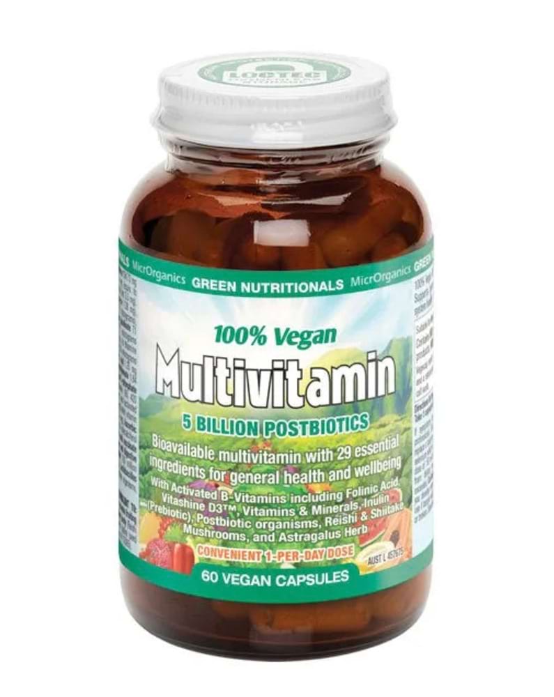 Green Nutritionals 100% Vegan Multivitamin