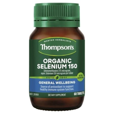 Thompsons Organic Selenium 150 mcg