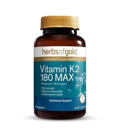 Herbs of Gold Vitamin K2 180 MAX