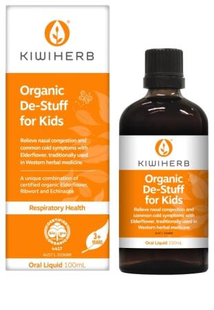 Kiwiherb Organic De-Stuff For Kids