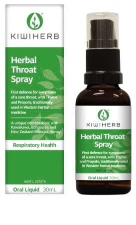 Kiwiherb Herbal Throat Spray 
