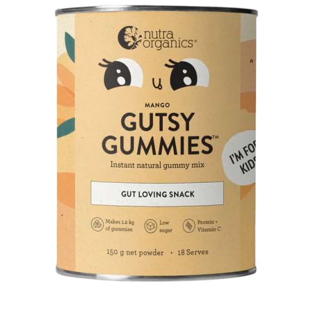 Nutra Organics Gutsy Gummies Mango