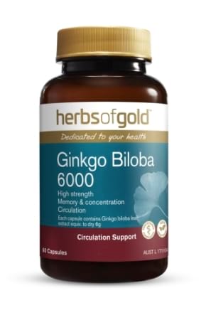 Herbs of Gold Ginkgo Biloba 6000