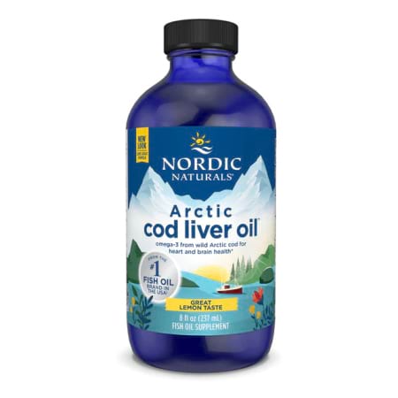 Nordic Naturals Arctic Cod Liver Oil Lemon Liquid