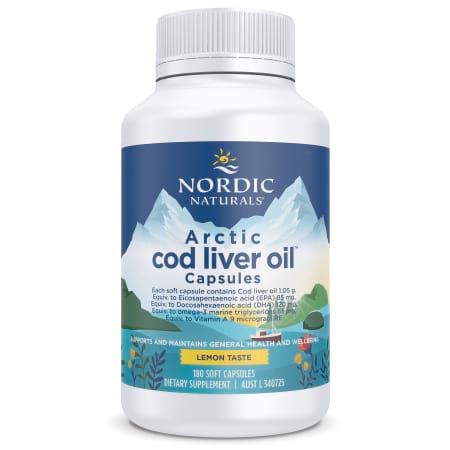 Nordic Naturals Arctic Cod Liver Oil Soft Gel Caps