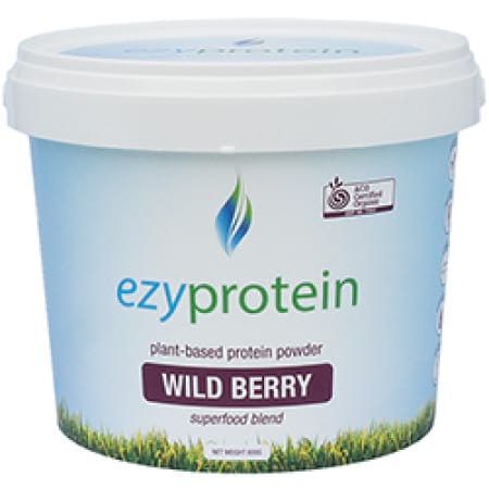 Ezy Protein Wild Berry 800g Organic