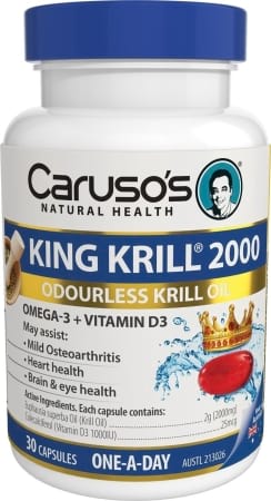 Carusos Natural Health King Krill 2000mg