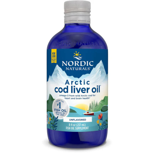 Nordic Naturals Arctic Cod Liver Oil Unflavoured Liquid