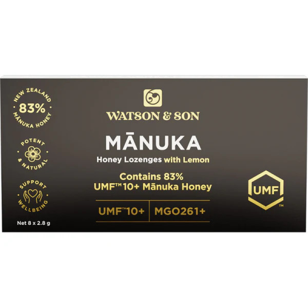 Watson & Son Manuka Honey with Lemon Lozenges
