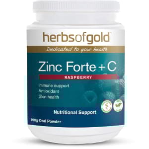 Herbs of Gold Zinc Forte + C 
