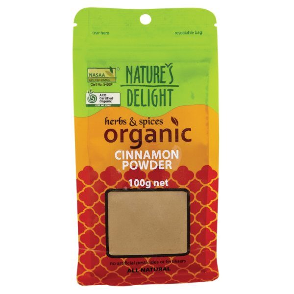 Nature's Delight Organic Cinnamon Powder