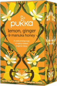 Pukka Lemon Ginger and Manuka Honey