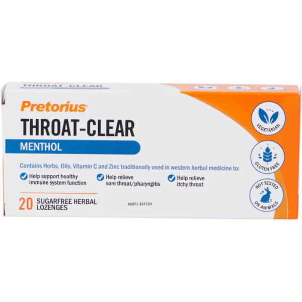Pretorius Throat Clear Menthol