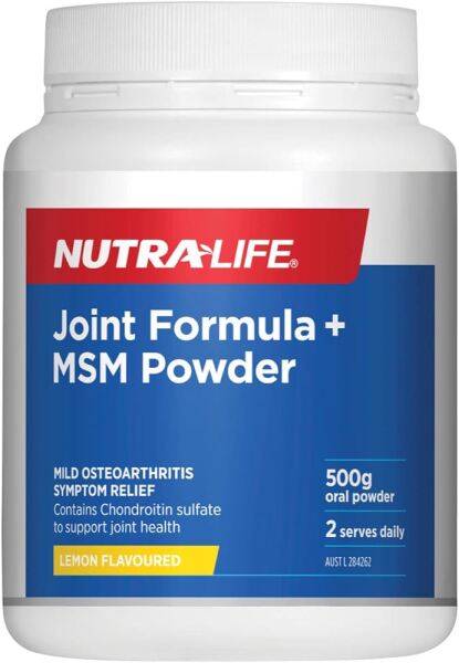 Nutra-Life Joint Formula + MSM Lemon Powder